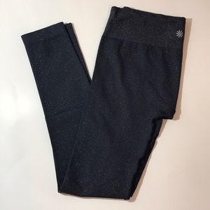 Athleta- Black Shiny Leggings